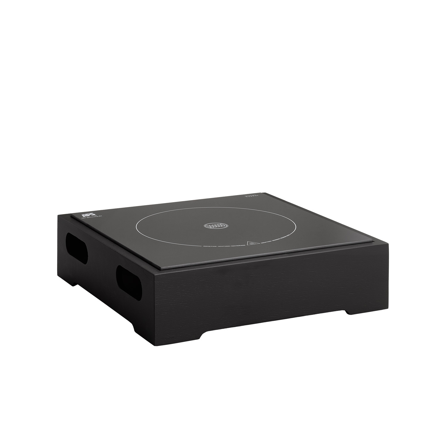 Induktionsstation, 2tlg. Set, 38,5 x 38,5 cm, H: 10 cm