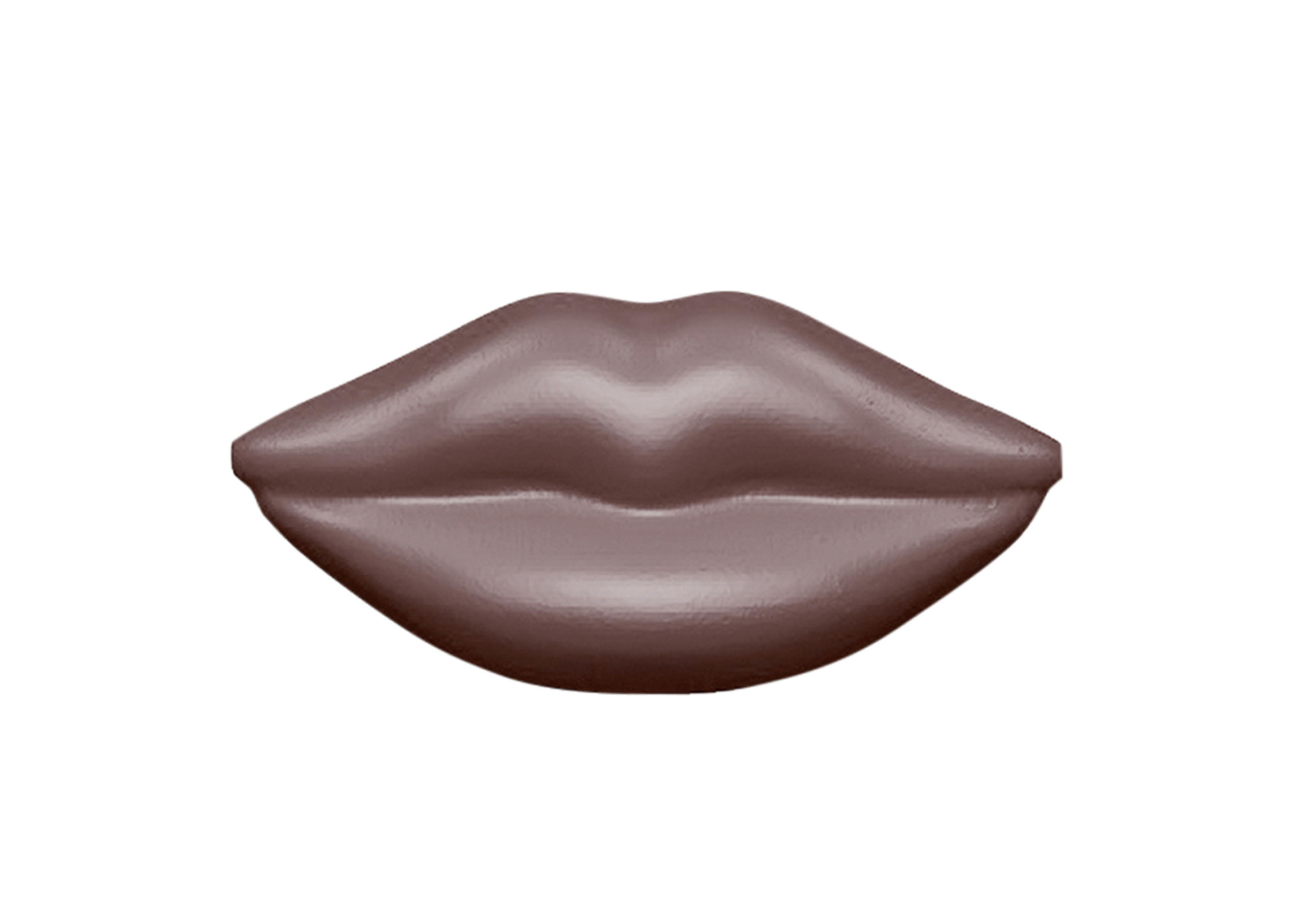 Schokoladen- Form Kussmund, 275 x 135 mm, 3 x 12 Stück 32 x 15,5 x 8 mm