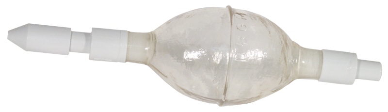 Hahnreinigungspumpe mit zwei Ventilen, D: 5 cm, L: 17 cm