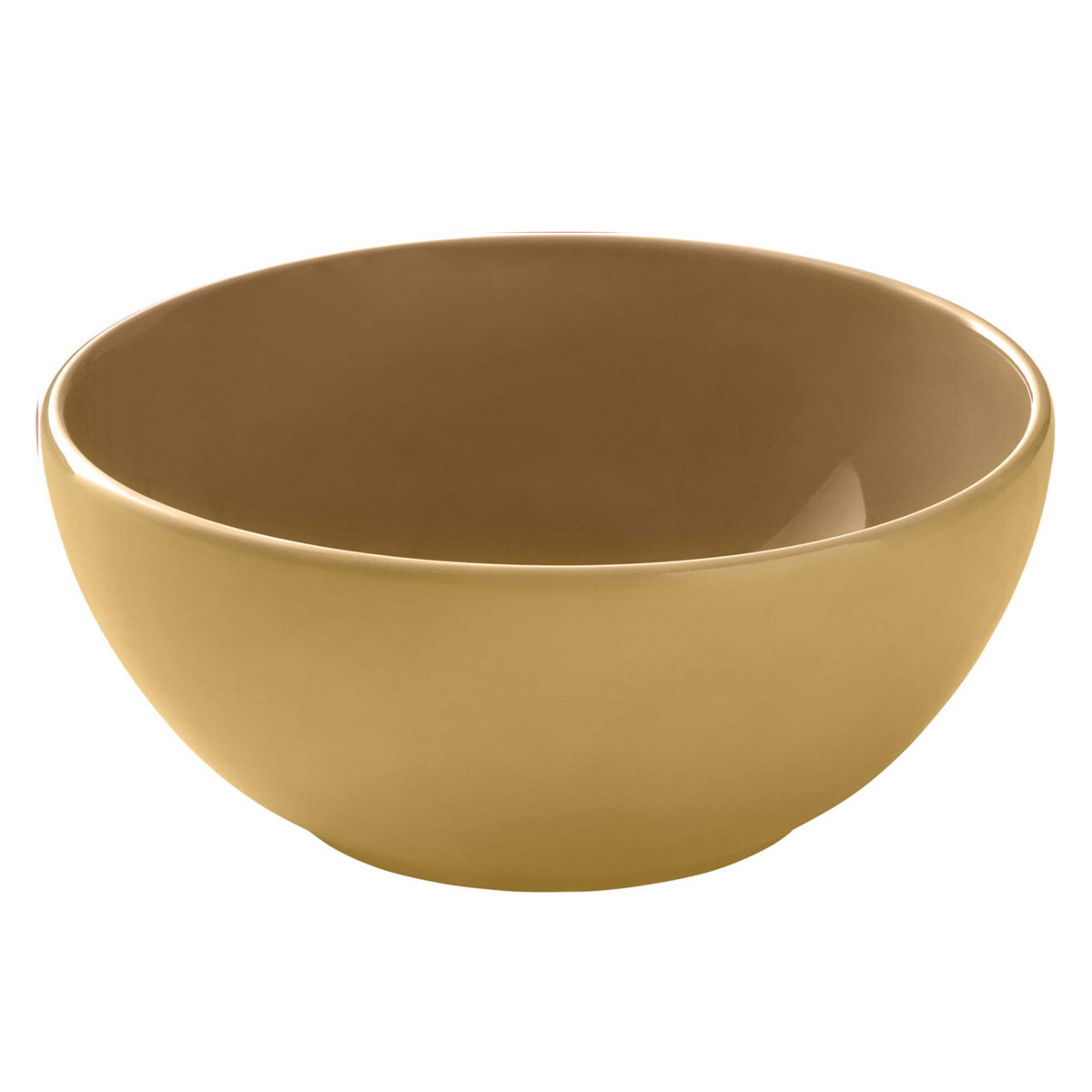 Bauscher, Sandstone : Dekor 700667 Dark Yellow Uni - Schüssel 20,3 cm/ 1,24 ltr.
