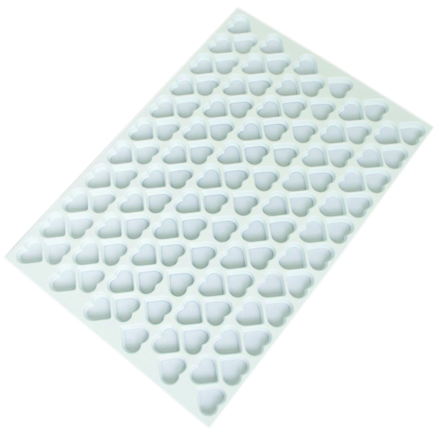 Ausstechmatte aus Kunststoff Herz, No. 6a, D: 35 mm