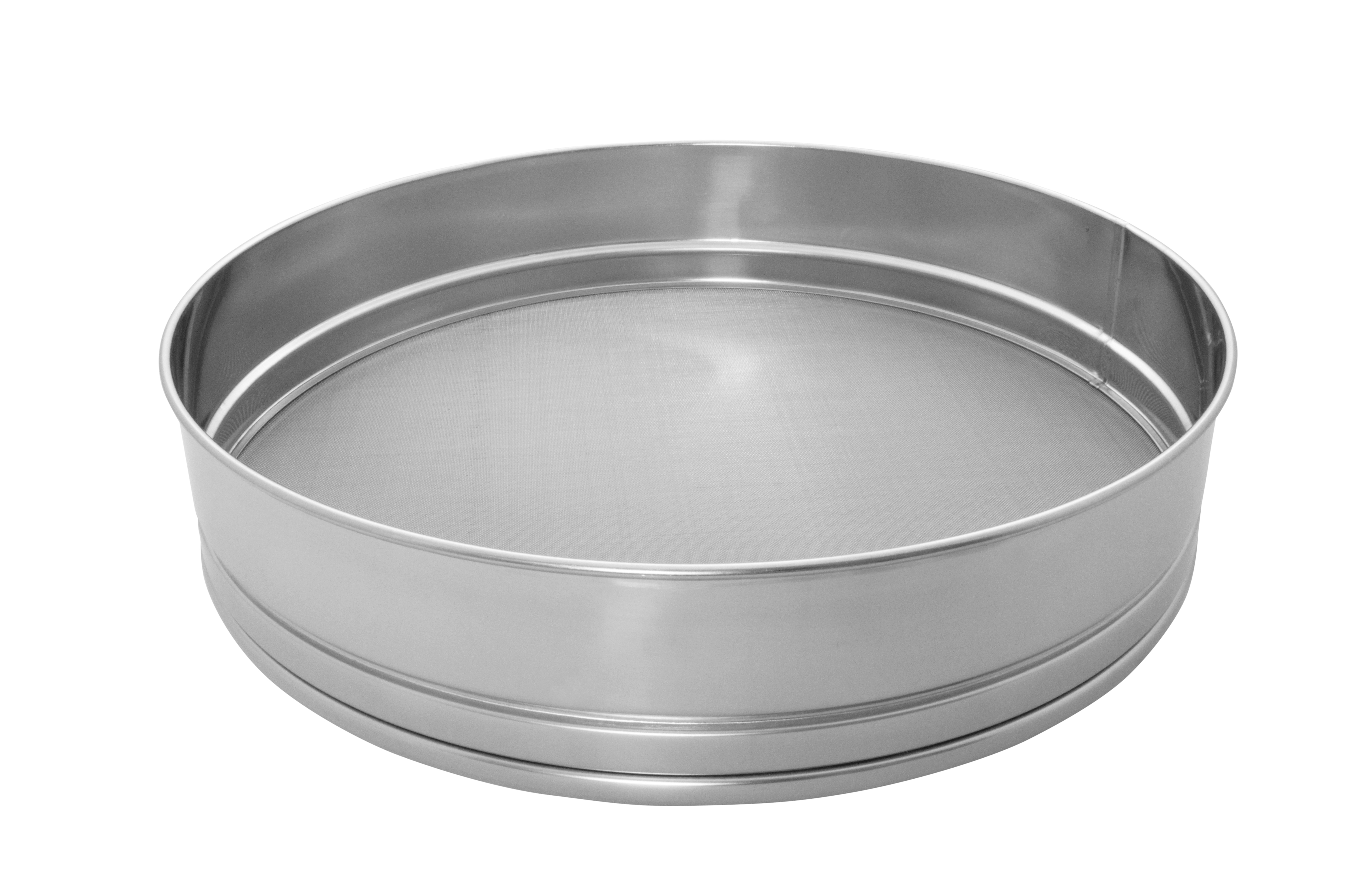 Mehl-, Puder-, Zuckersieb, Metall, sehr fein 0,45 mm, D: 400 mm