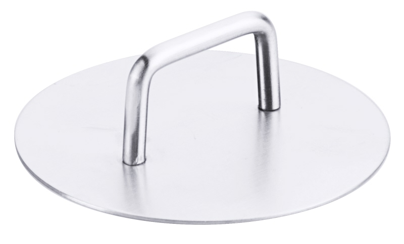 Drückstempel, rund, EdSt., 8 cm