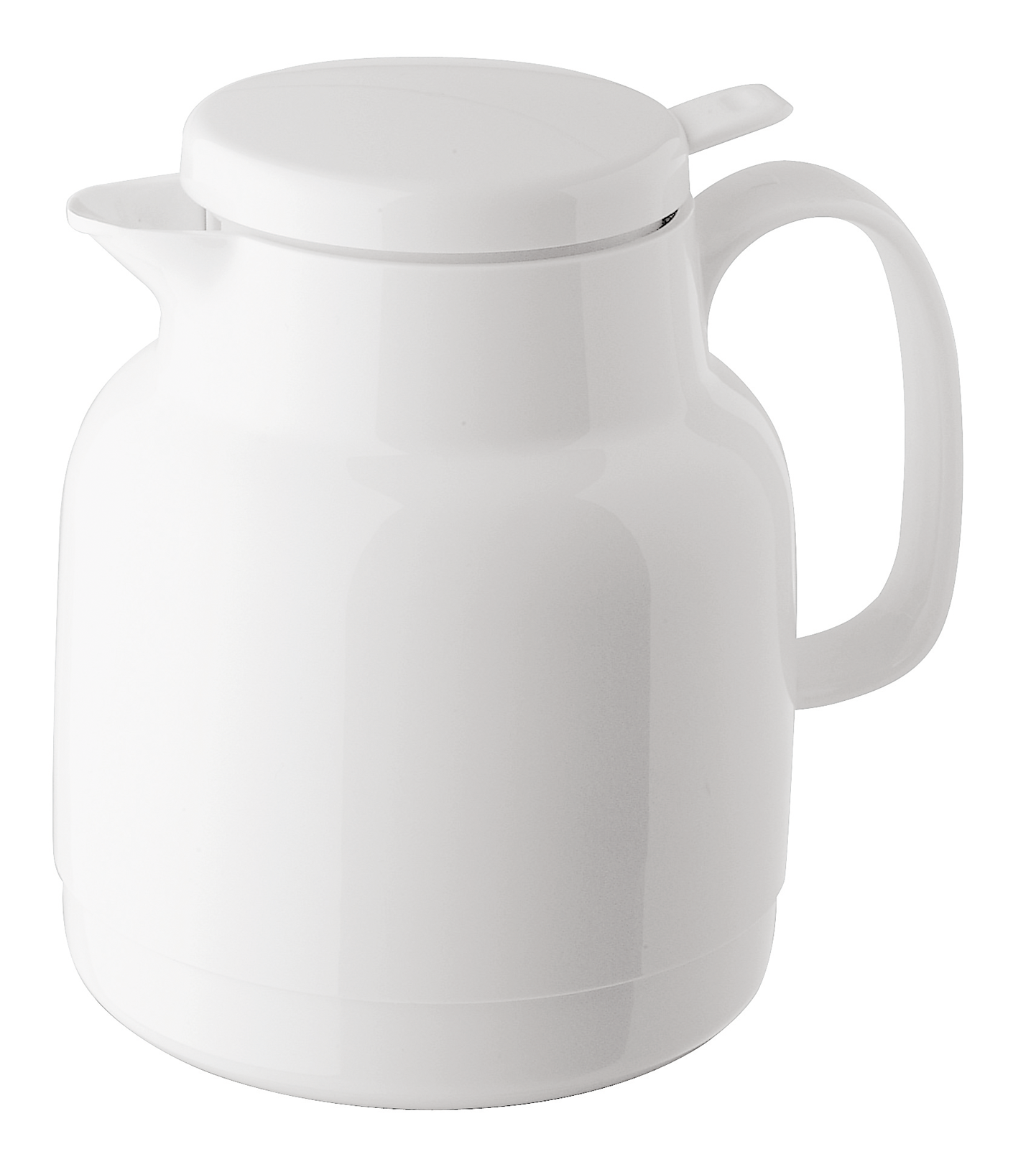 Isolierkanne Helios Mondo Push, Inhalt: 1,0 ltr., Farbe: weiß
