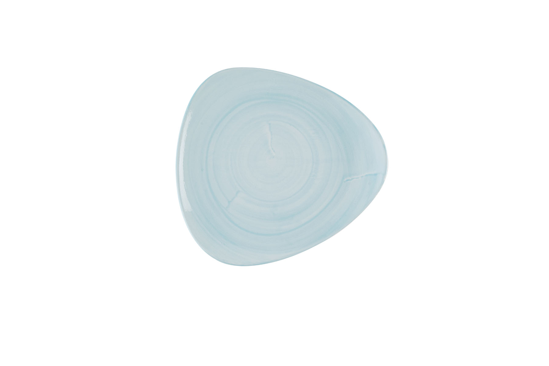 Churchill, Stonecast Canvas : Breeze - Teller flach dreieckig, 24,5 cm