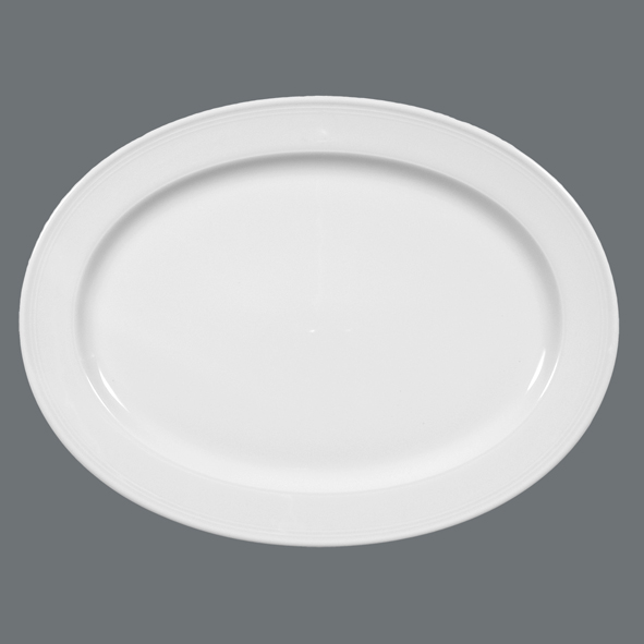 Seltmann Weiden, Imperial - Platte oval, weiss, uni, 35 cm