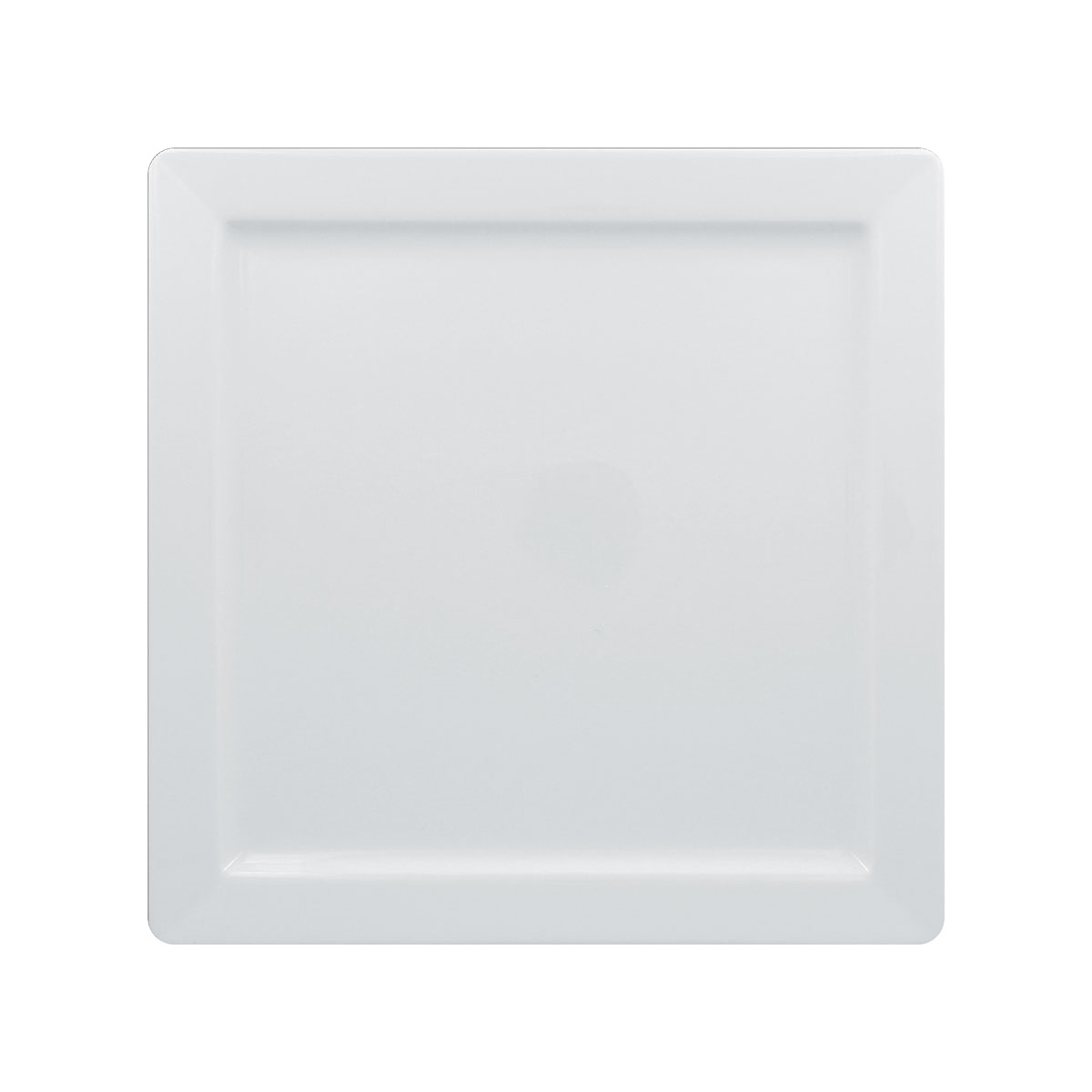 Teller/ Platte quadratisch, uni, weiss, 30 x 30 x 2,2 cm
