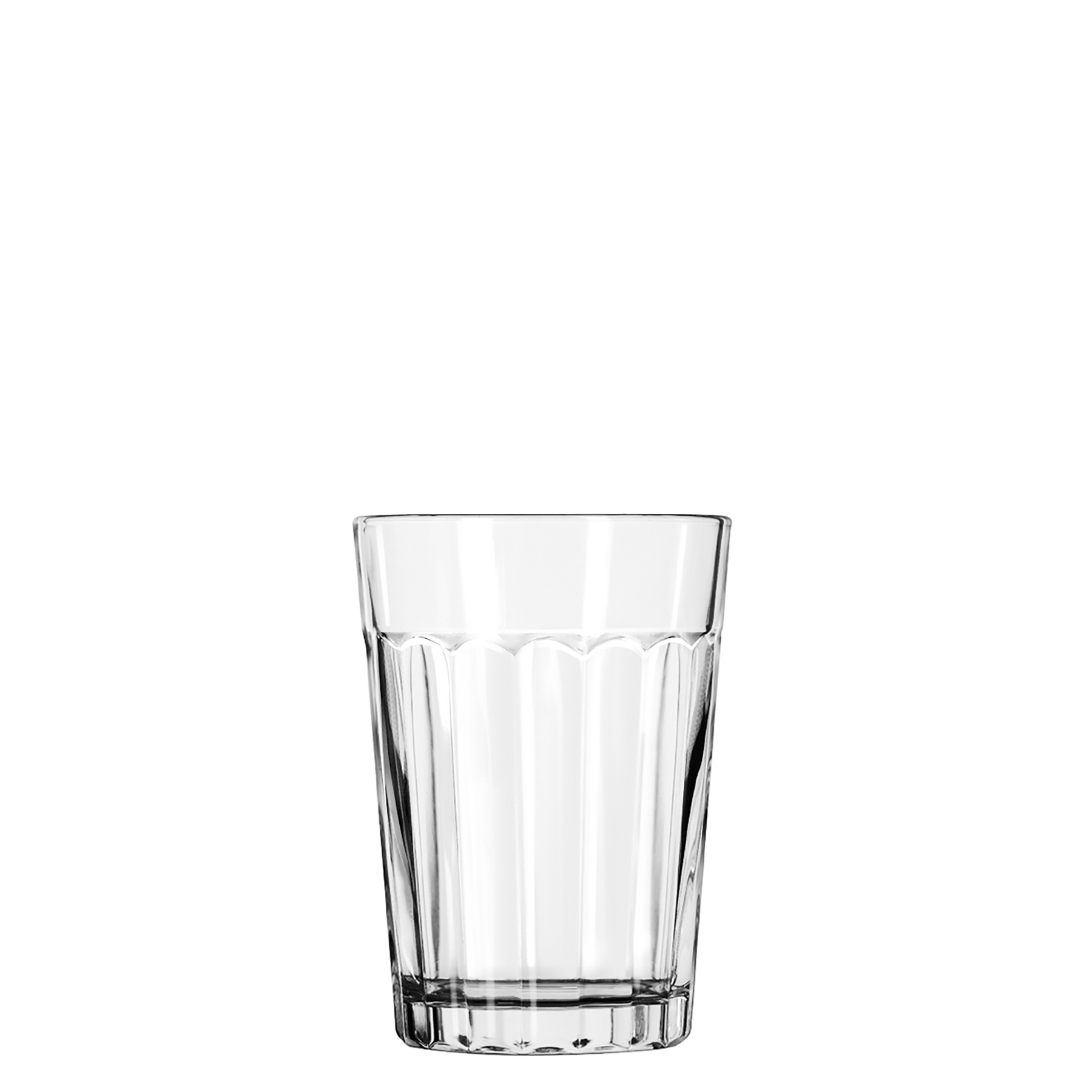 Libbey, Paneled Tumblers - Saftglas 25,1 cl, Inhalt: 251 ml, D: 7,5 cm, H: 10,5 cm