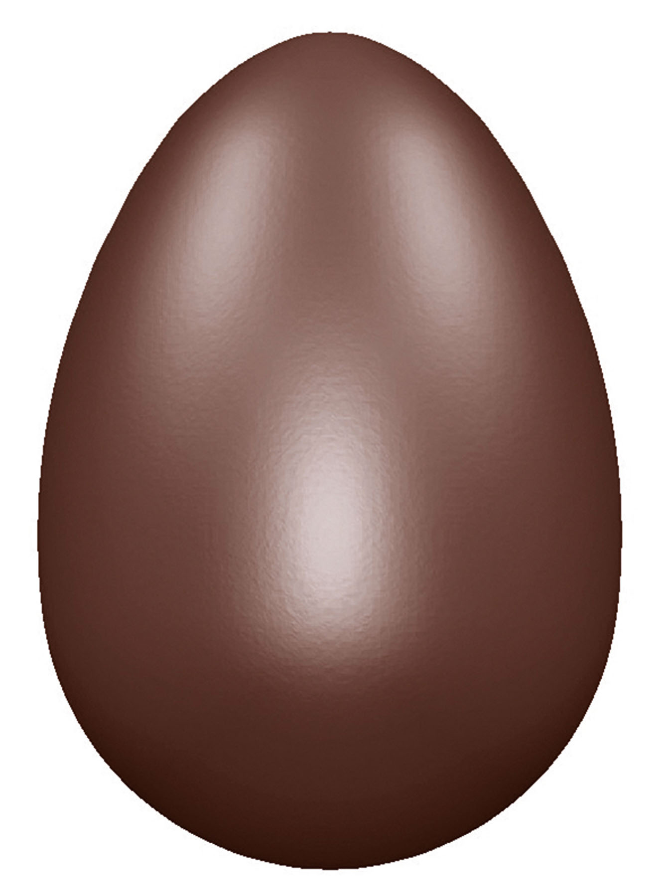 Schokoladen- Form Osterei, Doppelform, 275 x 135 mm, 3 x 8 Stück 33 x 23 x 12 mm