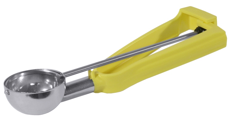 Portionierer gelb, EdSt., I: 1/20 ltr., D: 55 mm, L: 23,5 cm