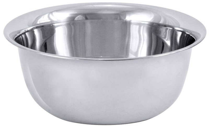 Schüssel bauchig, I: 12 ltr., D: 35 cm, H: 15 cm, Edelstahl