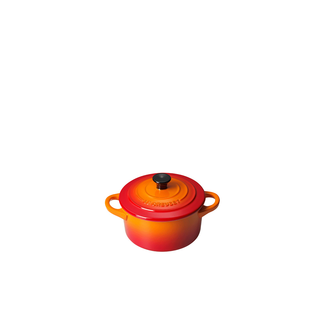 Le Creuset, Steinzeug - Mini Cocotte, 10 cm/ 0,25 ltr., Fb. Ofenrot