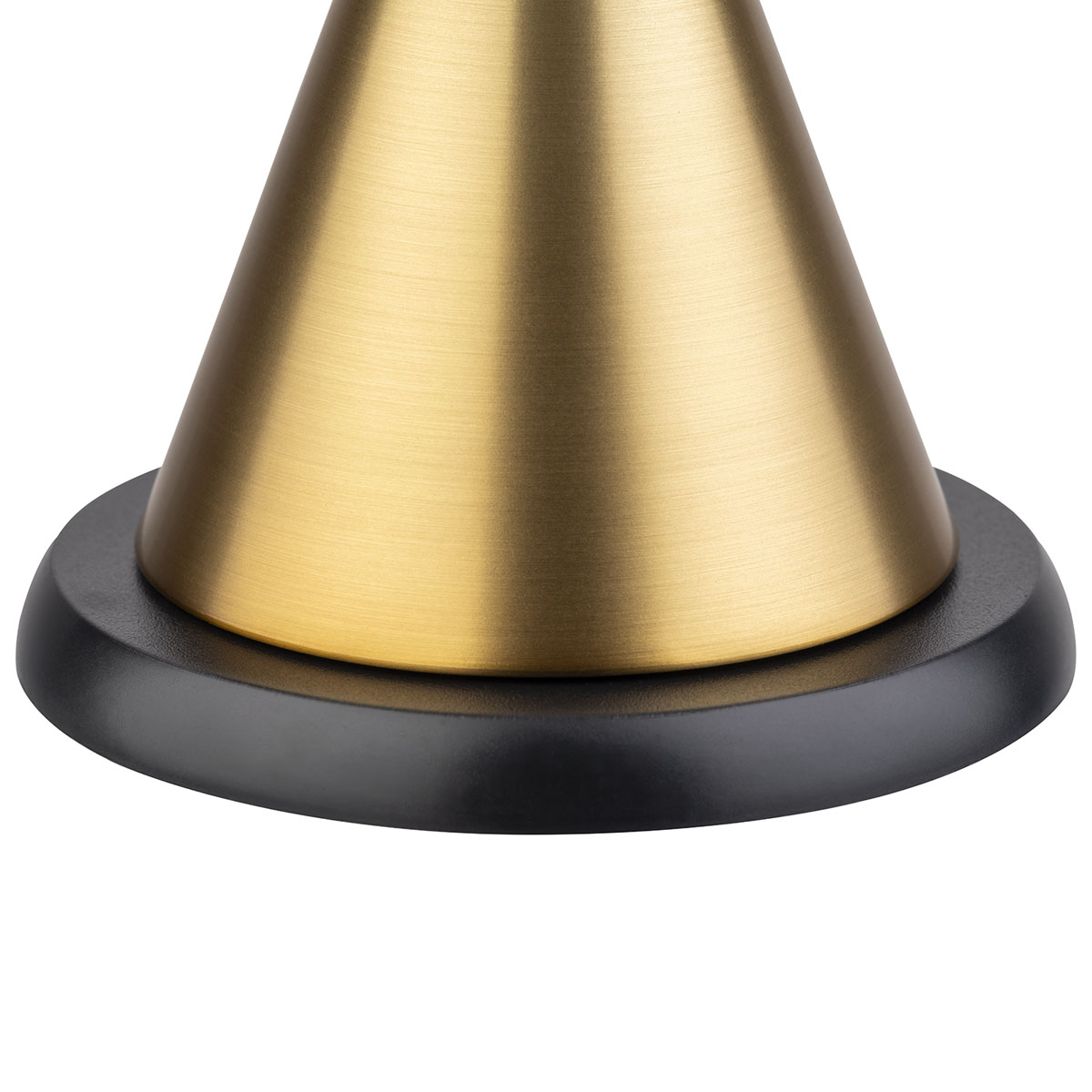 Tischleuchte CONE MINI, Metall, Farbe: goldfarben, 1x LED 1,0 W / 100 lm, dimmbar in 3 Stufen, D: 13 cm, H: 11,5 cm