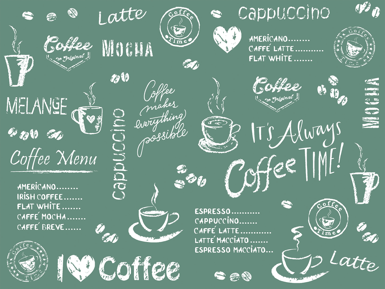 Tischsets - COFFEE TIME Linclass-Premium 40 x 30 cm