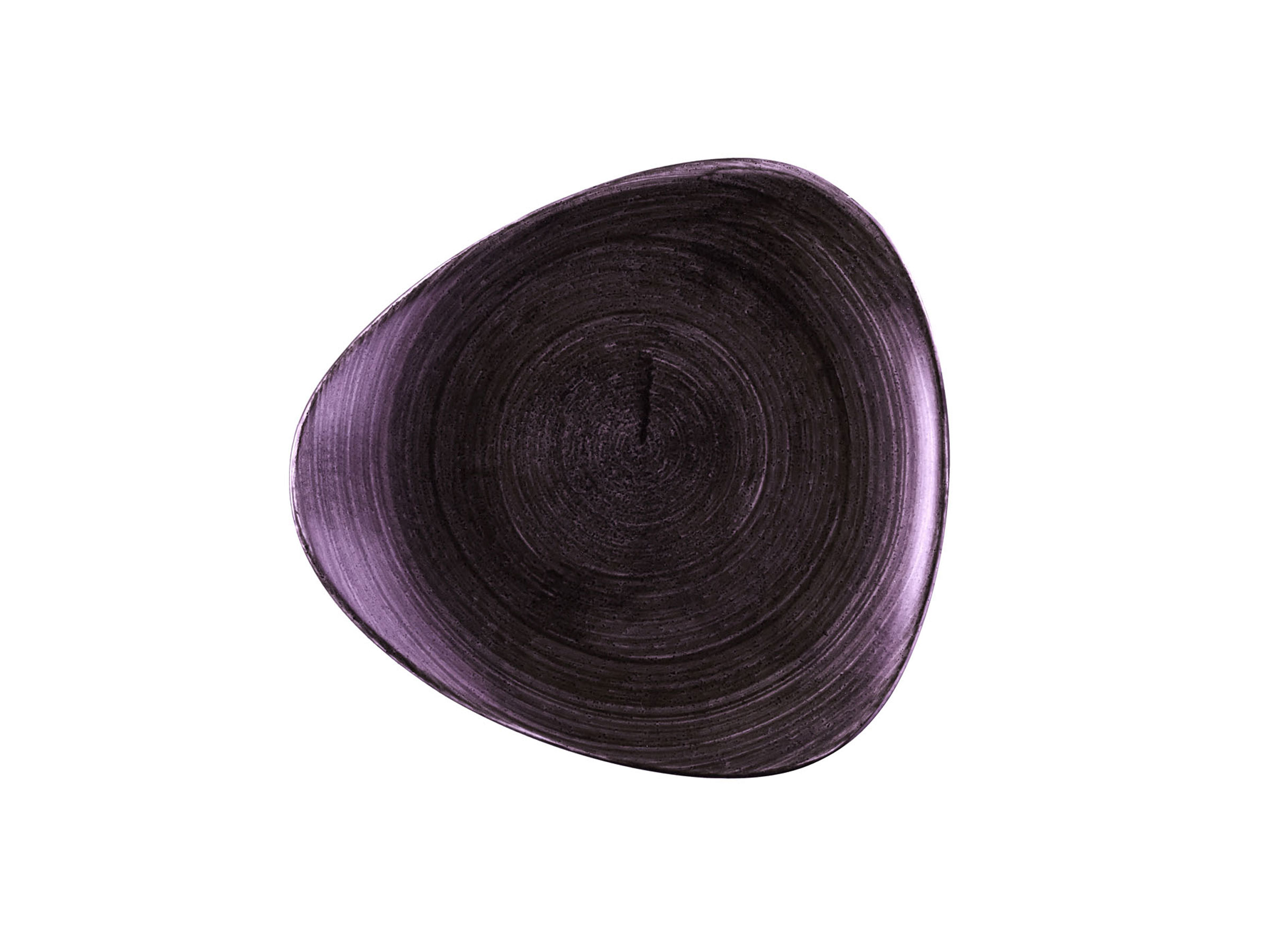 Churchill, Stonecats Patina : Deep Purple - Teller flach dreieckig, 28,5 cm