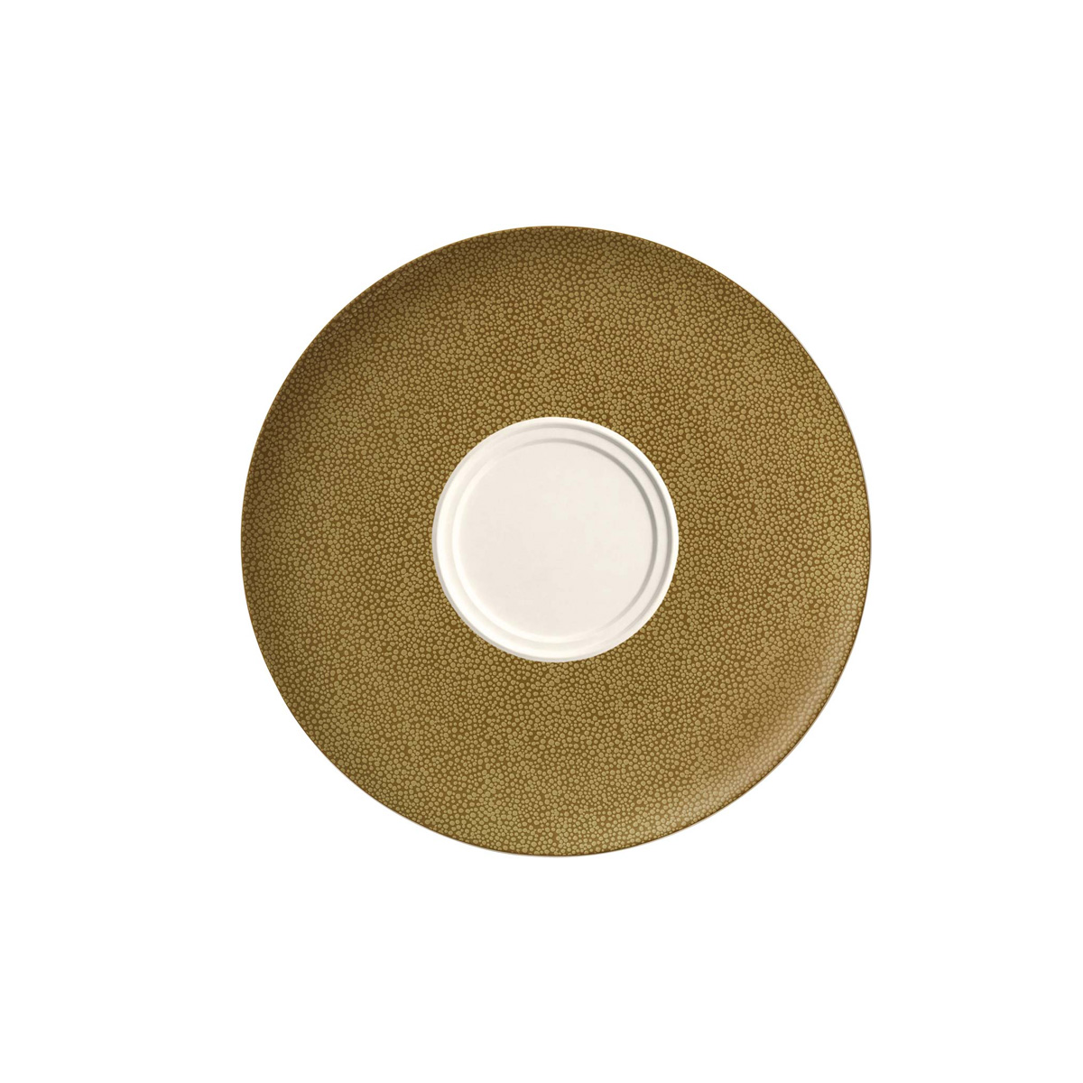 Bauscher, Purity : 425688 Pearls Olive - Suppen-Untere Coup m. 2 Spiegel zu SO/ 0,35 ltr., bonewhite, 21 cm