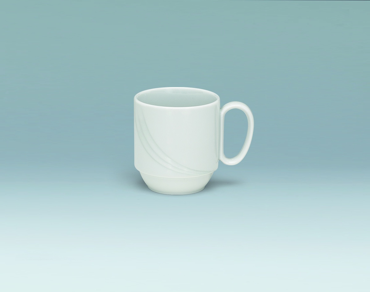 Bauscher Care, Donna Senior - Spezialbecher stpb., weiss, uni, 0,28 ltr.