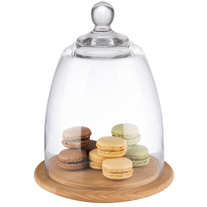 Tablett mit Haube, D: 18,5 cm, H: 24 cm