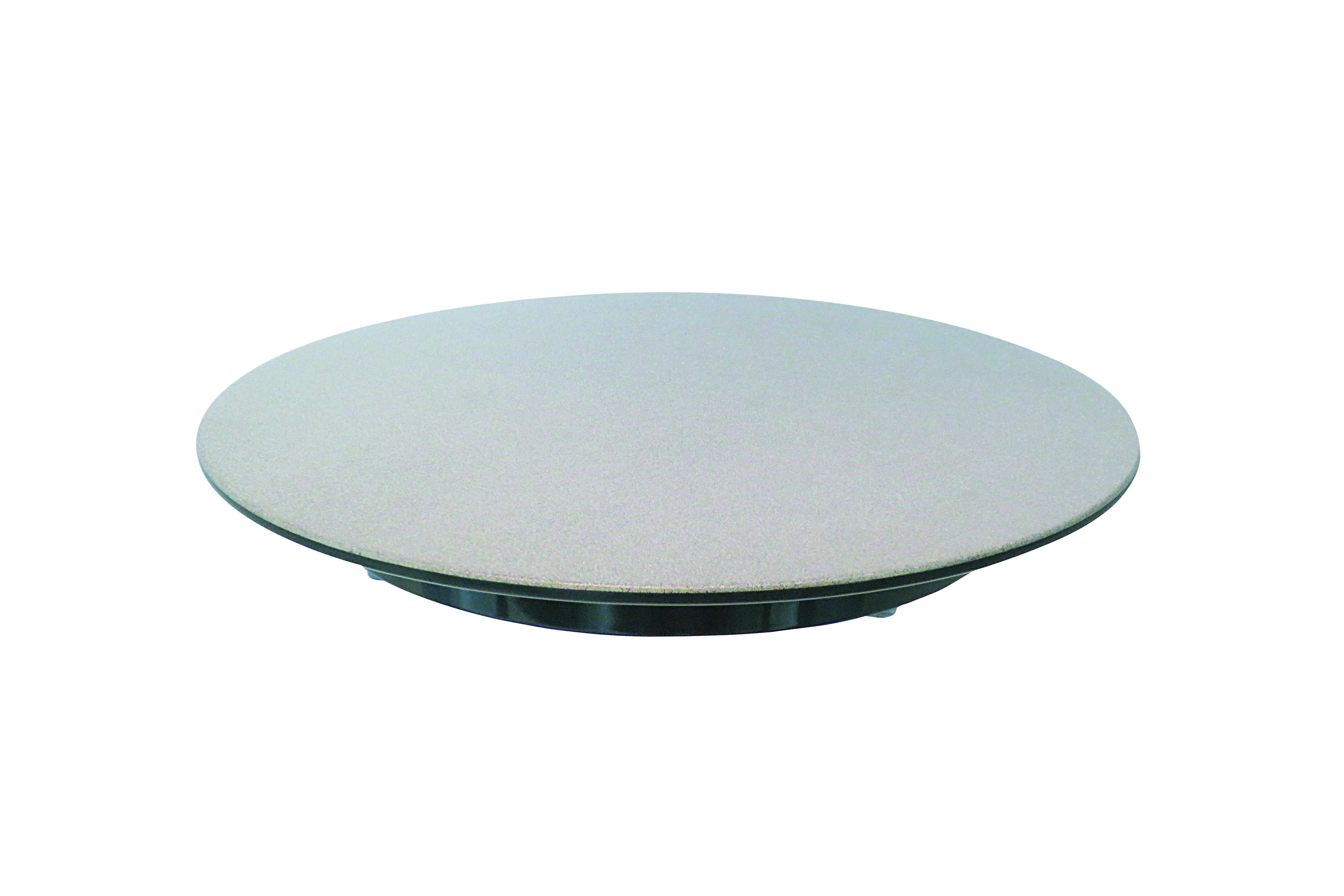 Tortenplatte Melamin silber/ schwarz, D: 320 mm, H: 30 mm