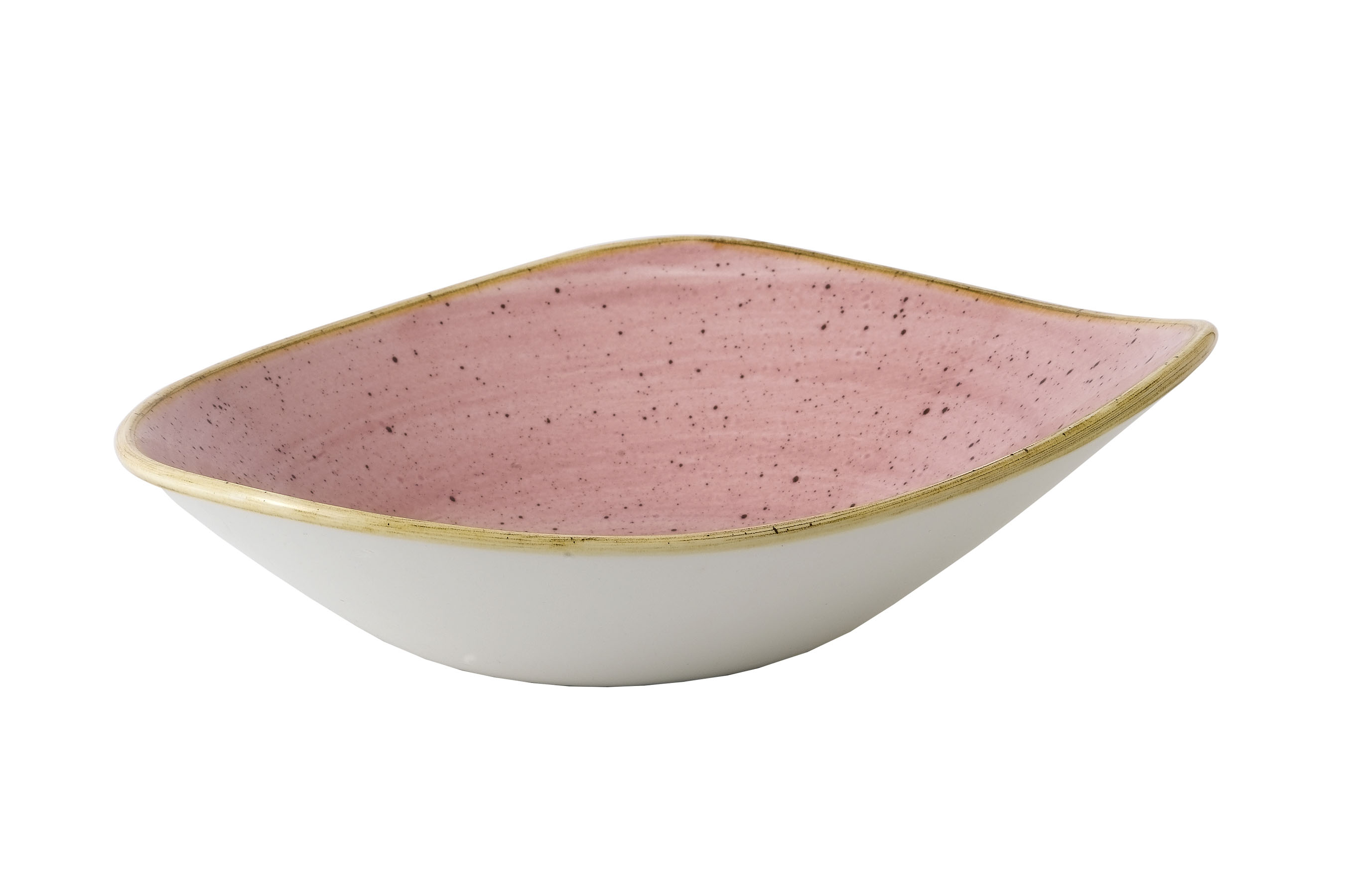 Churchill, Stonecast : Petal Pink - Schale dreieckig, 23,5 cm/ 0,6 ltr.
